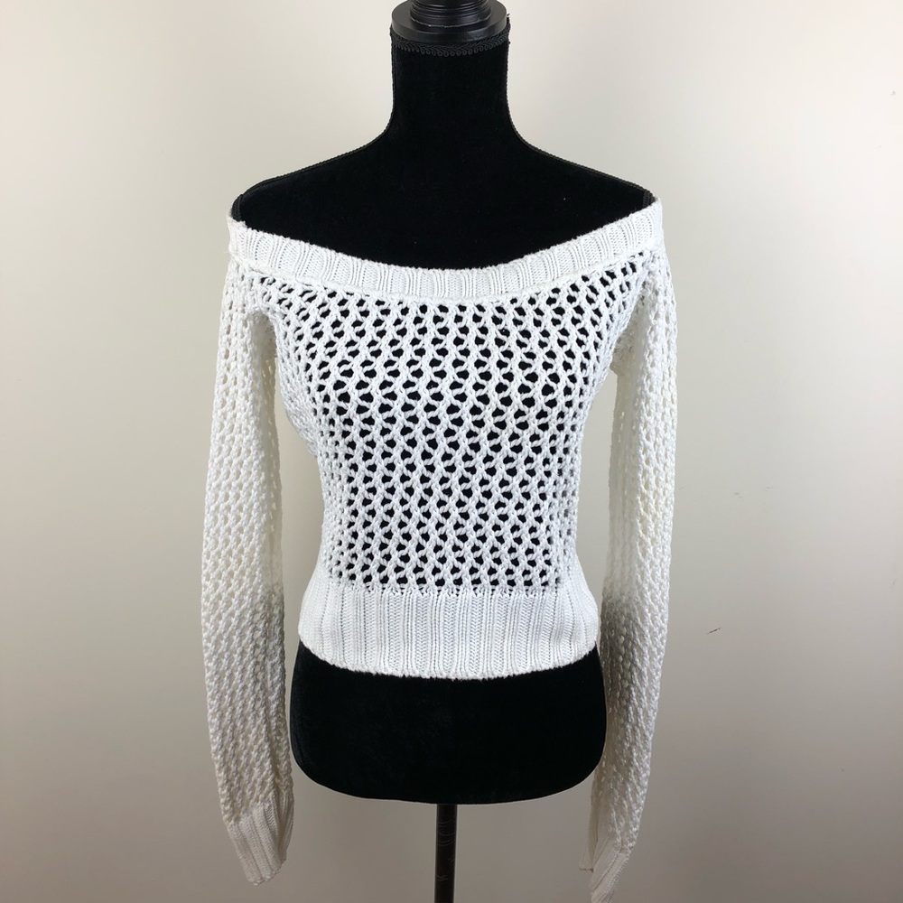 525 America open cable knit pullover